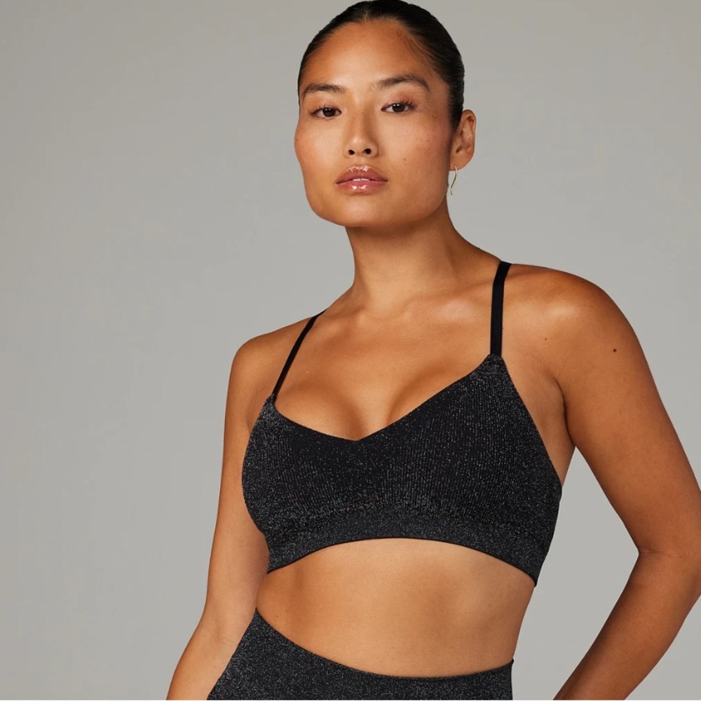 Savage X Fenty Black Bawdy Double Knit Bralette Size 1X